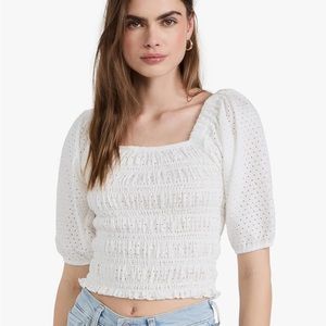 NWT BB Dakota by Steve Madden Smock My Way Top